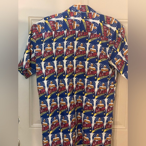 Rare Mr. Clean Button Up Shirt - Picture 3 of 3